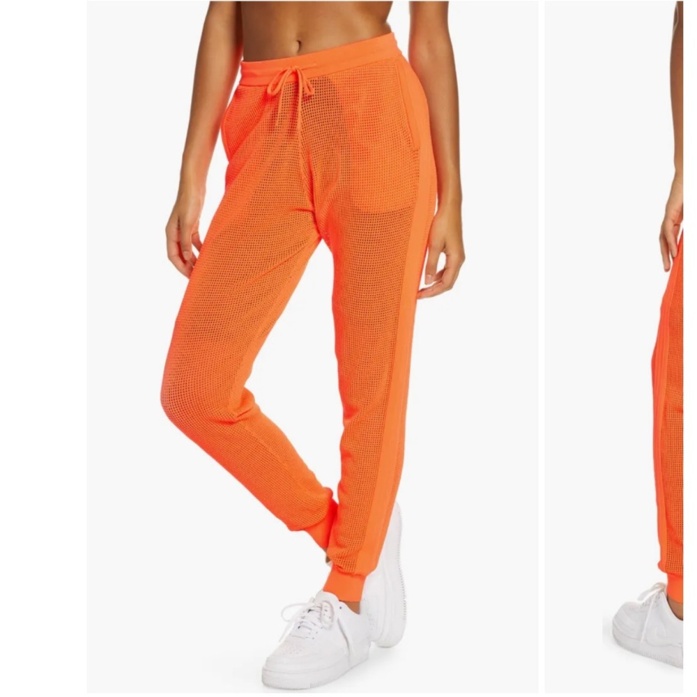 Adam Selman Sport Mesh Jogger Pants